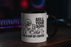 Sell your soul gamer coffee mug – unique Halloween gift idea