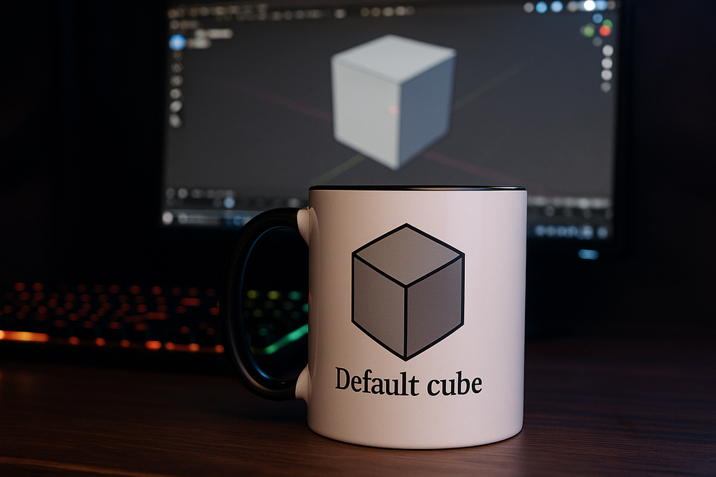 Default Cube Mug – Every Blender Artist’s First Mistake