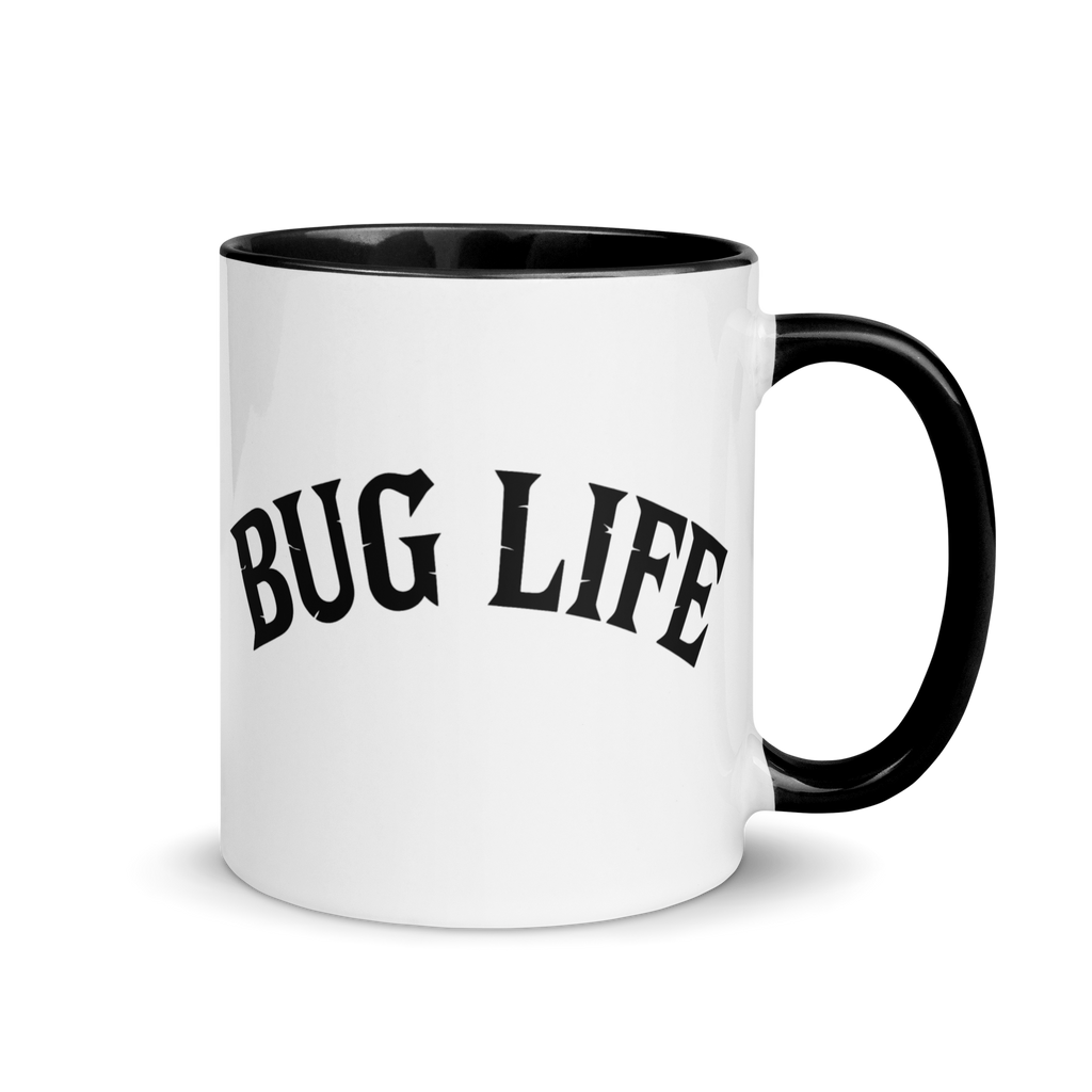 Bug life mug – funny programmer coffee cup with humorous text design