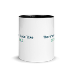 Developer coffee mug – retro there's no place like 127.0.0.1 design