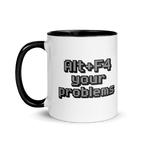 Developer coffee mug with alt+F4 phrase – fun coder gift idea