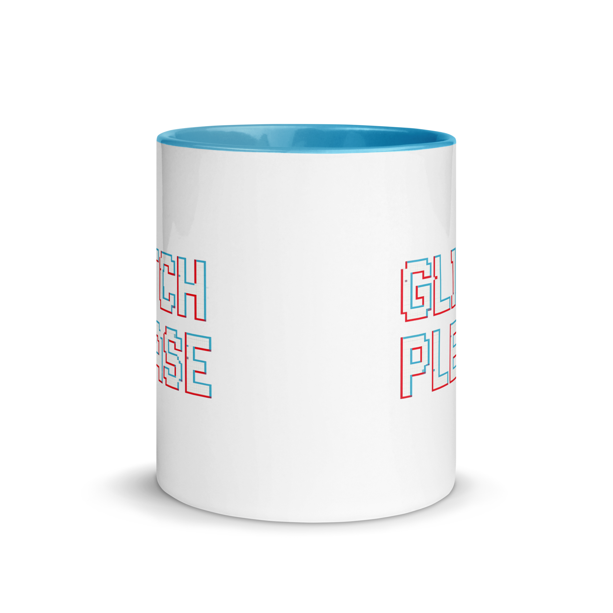 Humorous gamer mug – glitch please quote coffee cup design