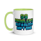 Developer coffee mug with glitch text – fun programmer gift idea
