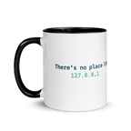 Funny programmer mug – 127.0.0.1 localhost text coffee cup