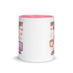 Spooky but sweet pink coffee cup for gamers