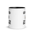 Gamer coffee mug with DLC quote – perfect gift for coffee lovers