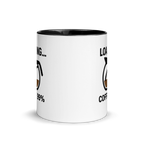 Gamer coffee mug with loading bar design – coffee 99% ready