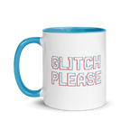 Retro gamer coffee mug with glitch please text – fun gift idea
