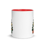 Christmas pixel art mug with gaming tree and controllers – Merry Game-Mas design