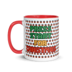 Retro pixel art Christmas mug for gamers – perfect holiday gift idea
